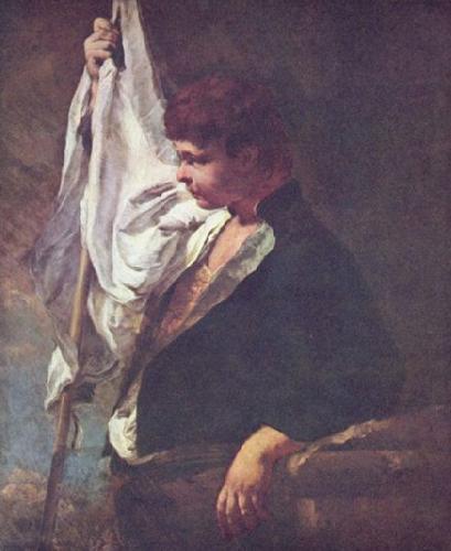 Giovanni Battista Tiepolo Ein junger Fahnentrager oil painting image